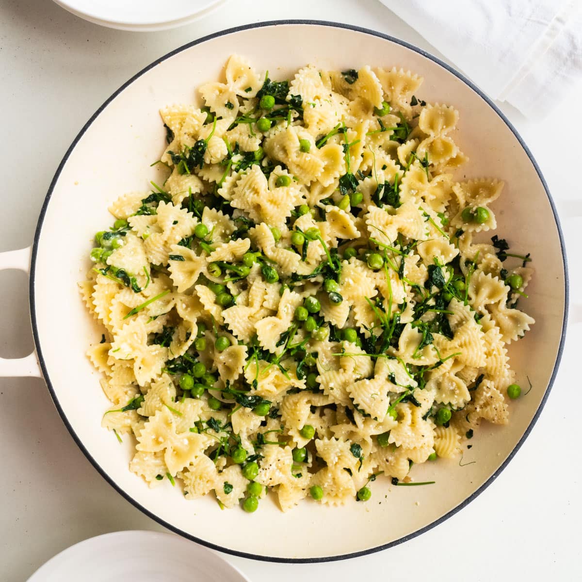 Healthy & Delicious Pea Shoots Pasta Recipe Ready in Under 30 Minutes